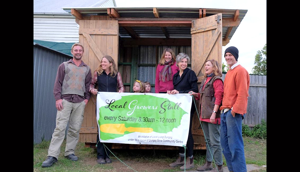 Hannan Build Local Growers Stall